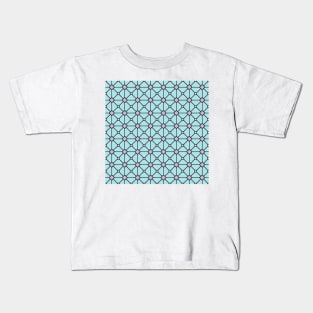 Geometric Triangles Colorful Print Pattern Pastel Kids T-Shirt